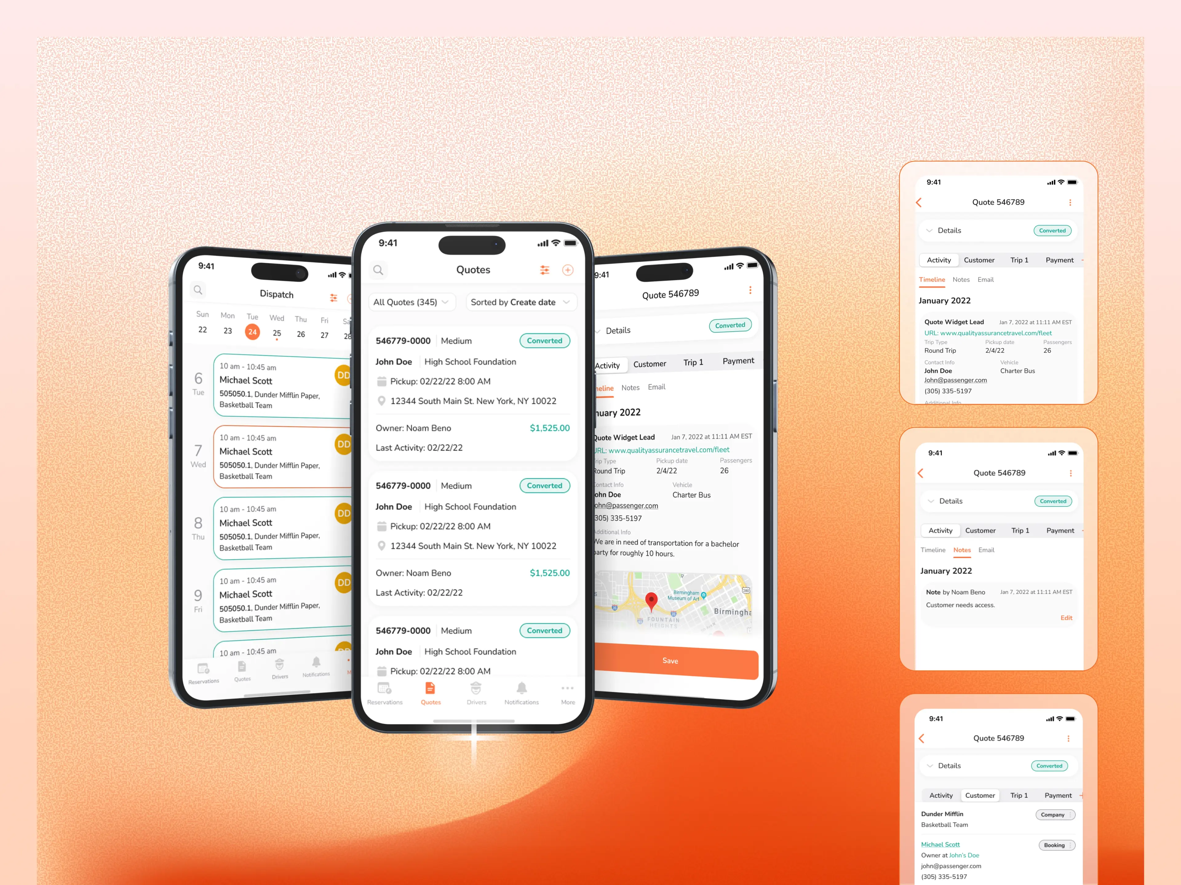 Charter Bus Booking Engine